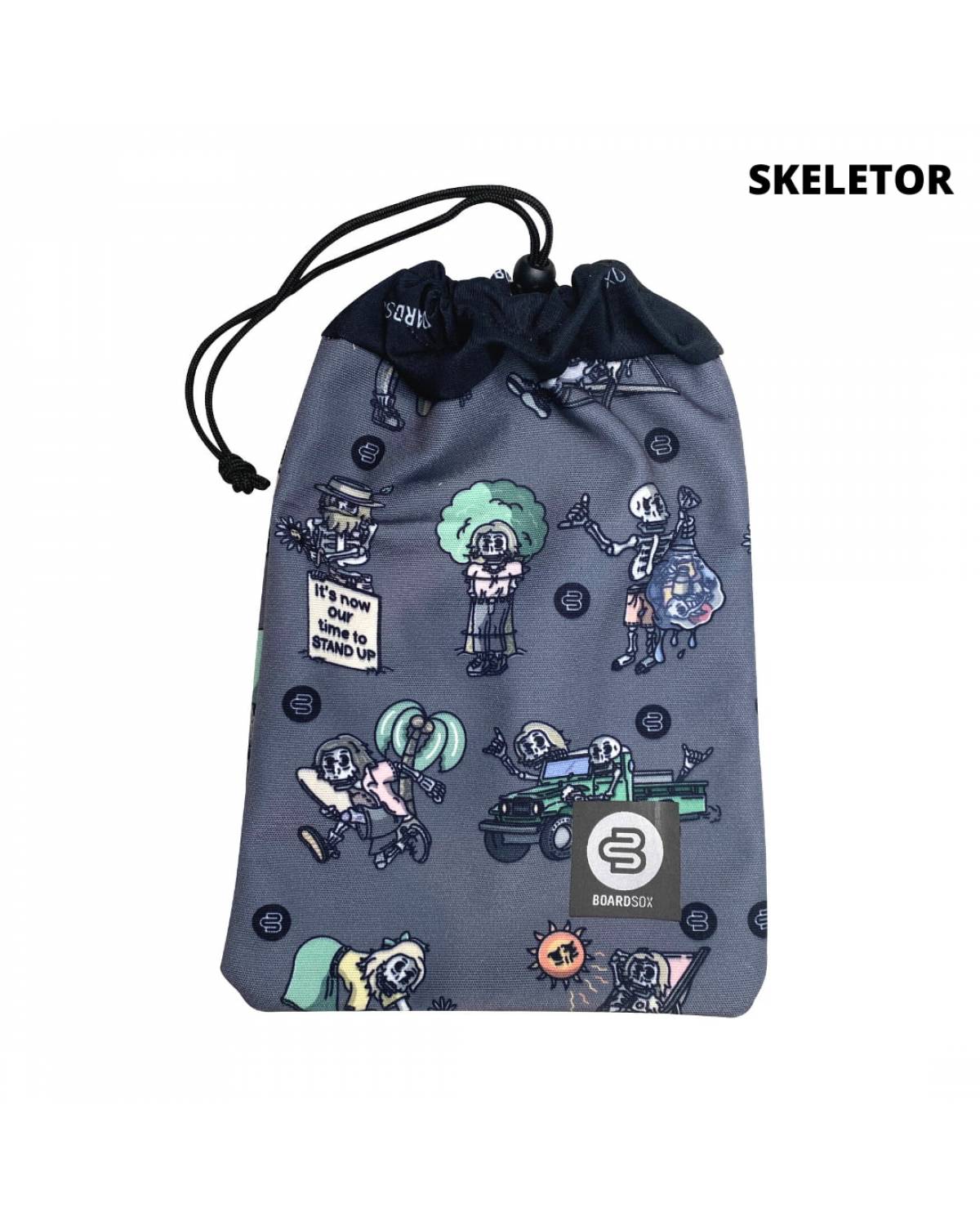 Boardsox Wax/Fin Bag - Skeletor