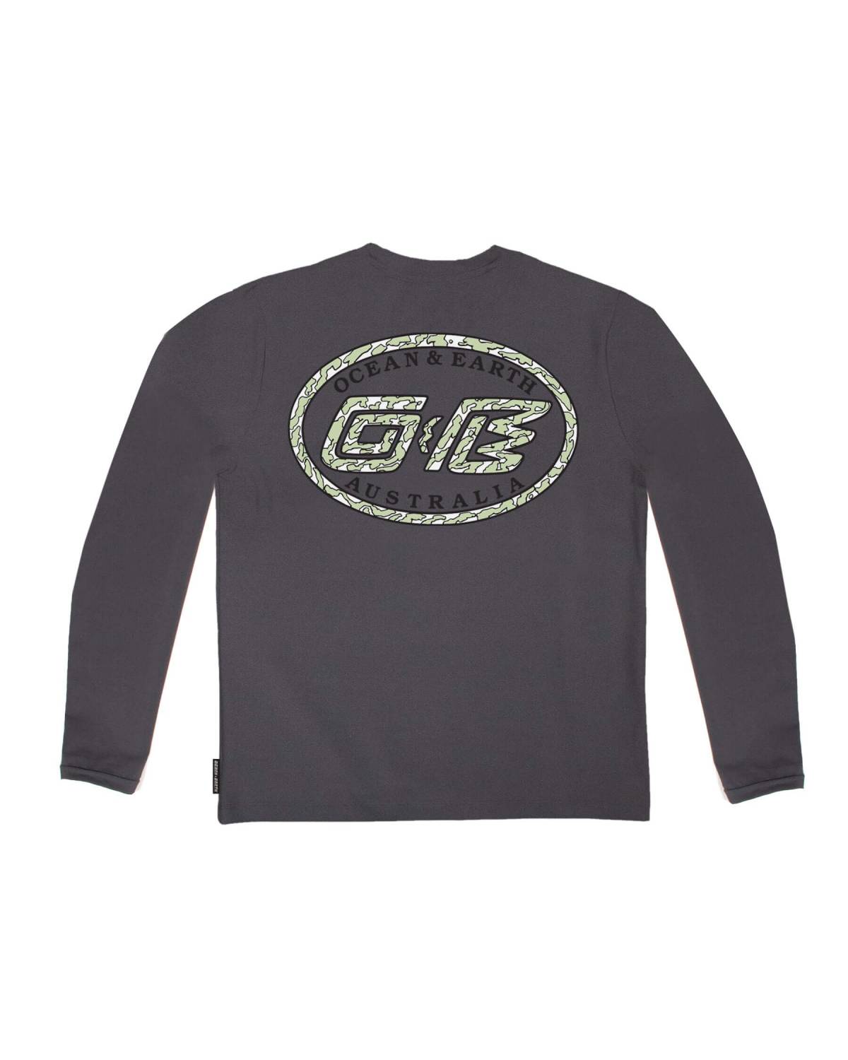 Boys T-Shirt L/S Rash Shirt - Charcoal