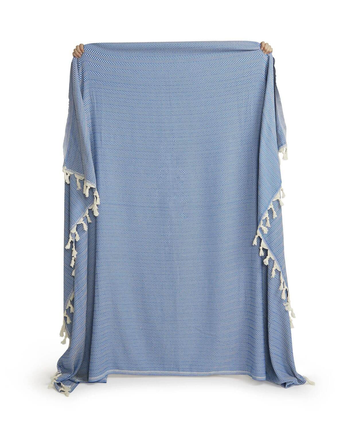 Bronte Oversized Family Beach/Picnic Blanket - Royal Blue