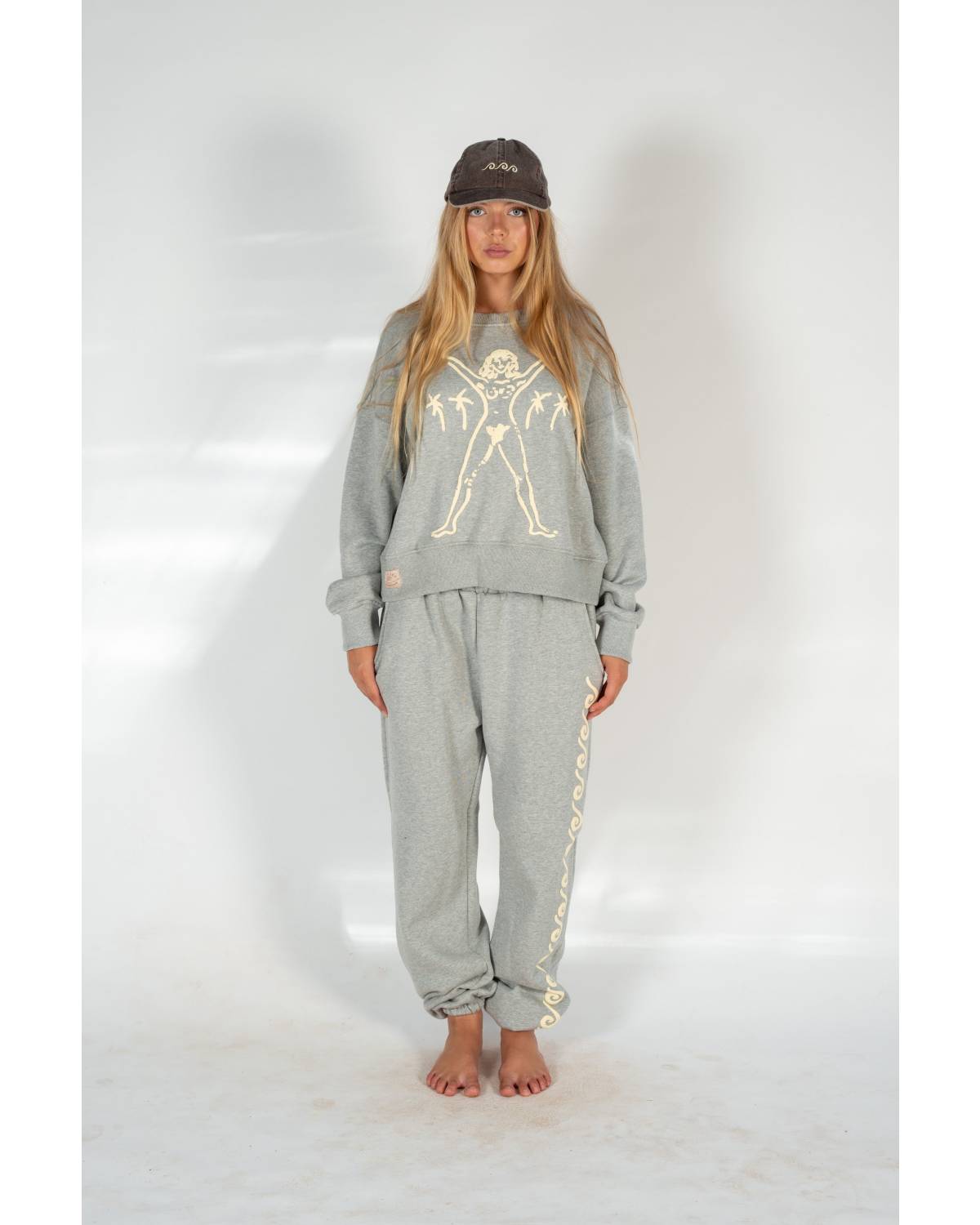 Model standing in Bush Woman Track Pant