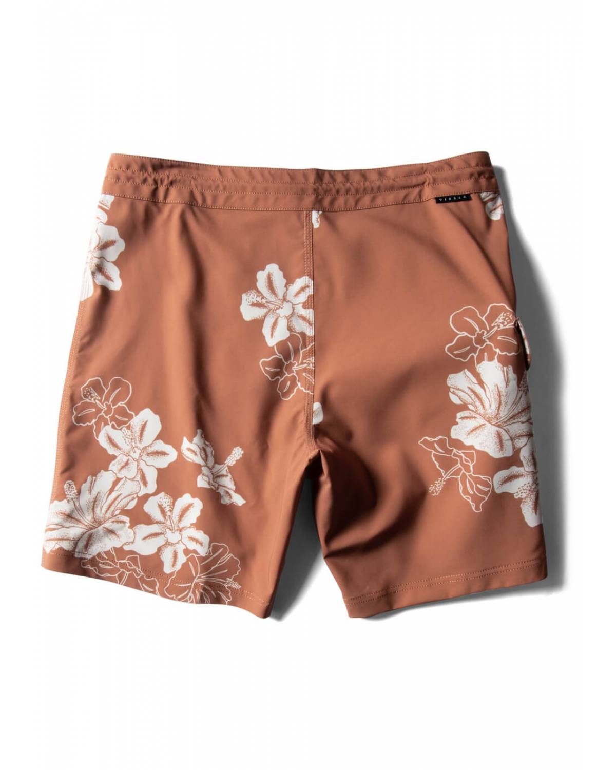 Byebiscus 17.5" Boardshort - Terracotta