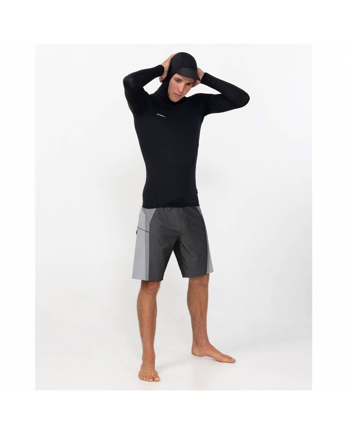 Hyperfreak Skins Long Sleeve Hooded Rashguard 