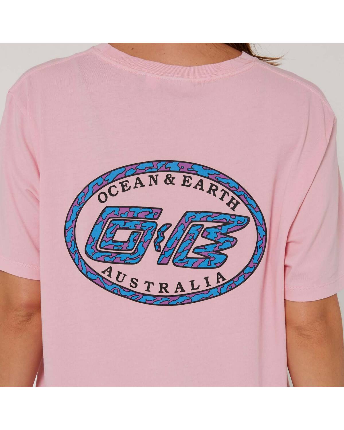 Camo Boyfriend Tee - Pink Sorbet