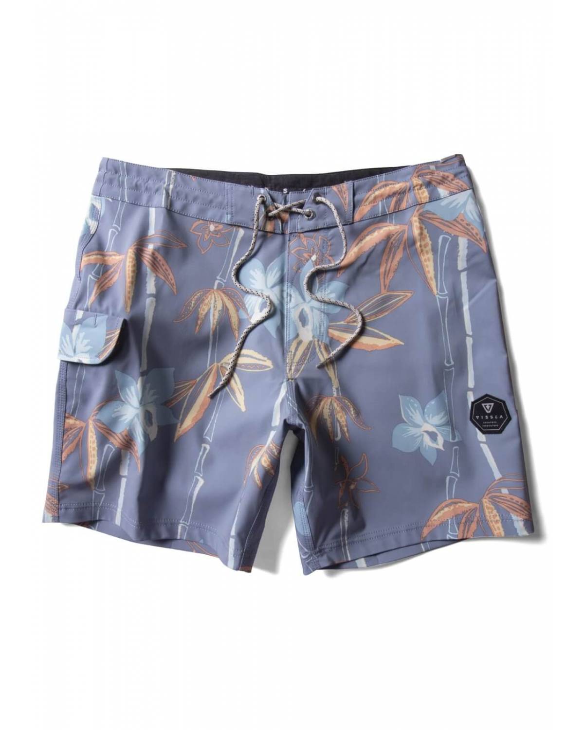 Canopy 16.5 Boardshort - Dark Denim - Back