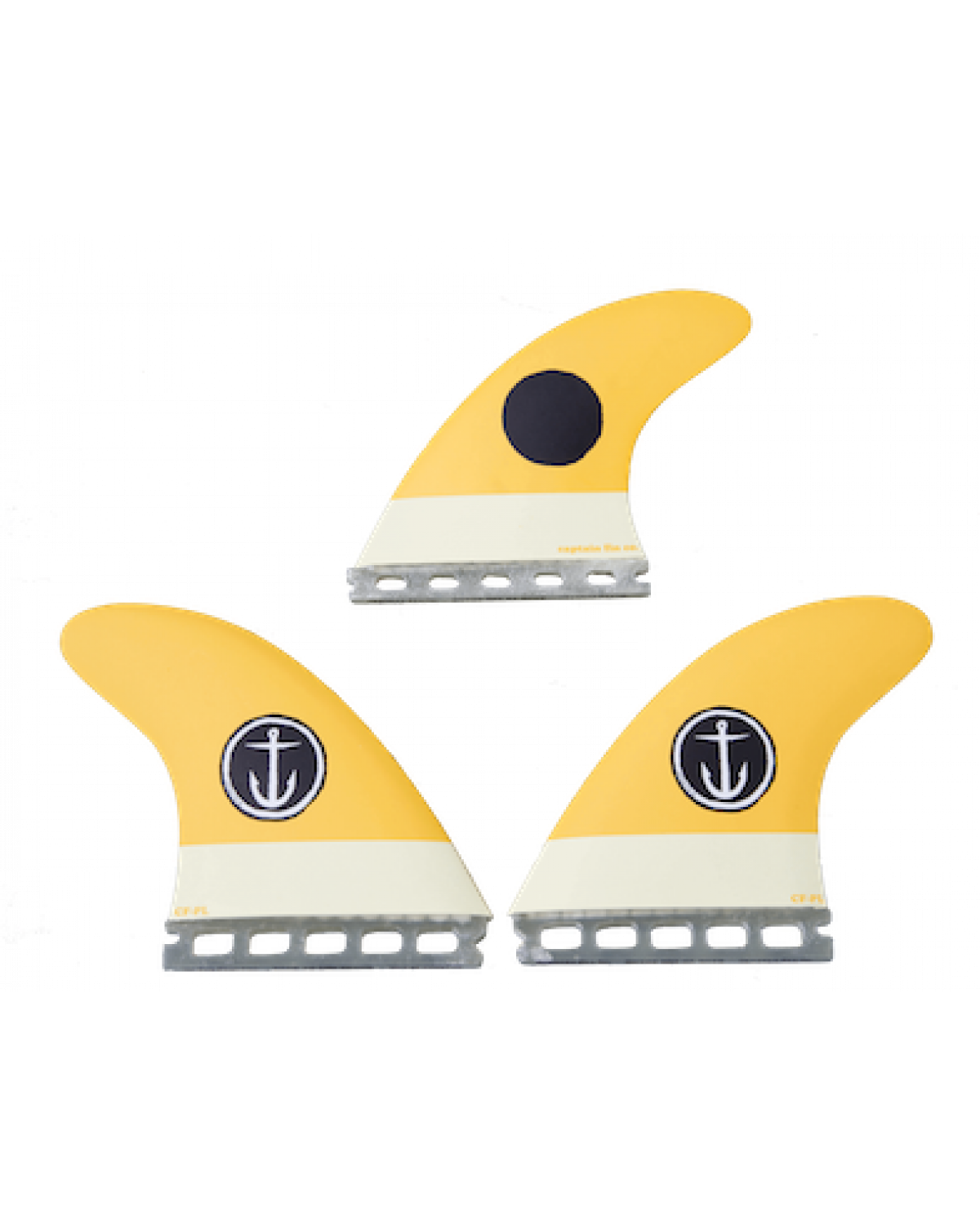 Captain Fin Co CF Pivot Thruster Fin Set - Futures (Single Tab) - Small