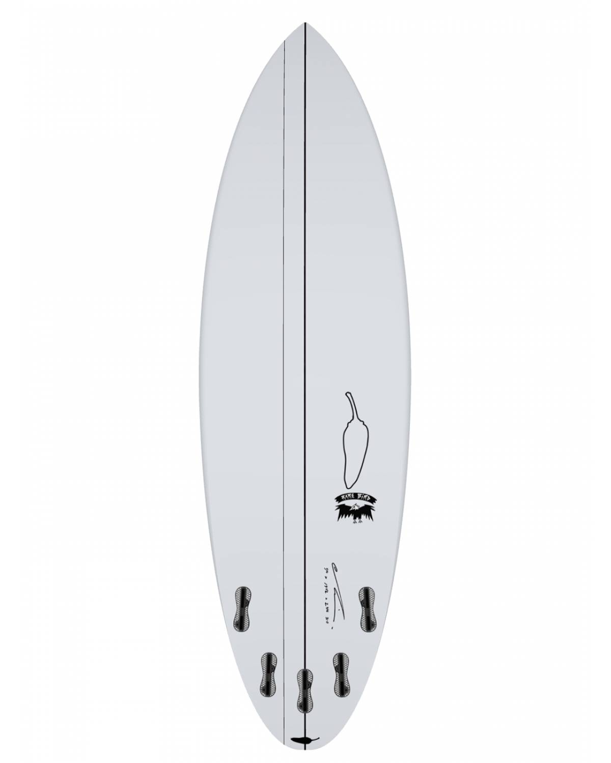Chilli Surfboards Rare Bird bottom