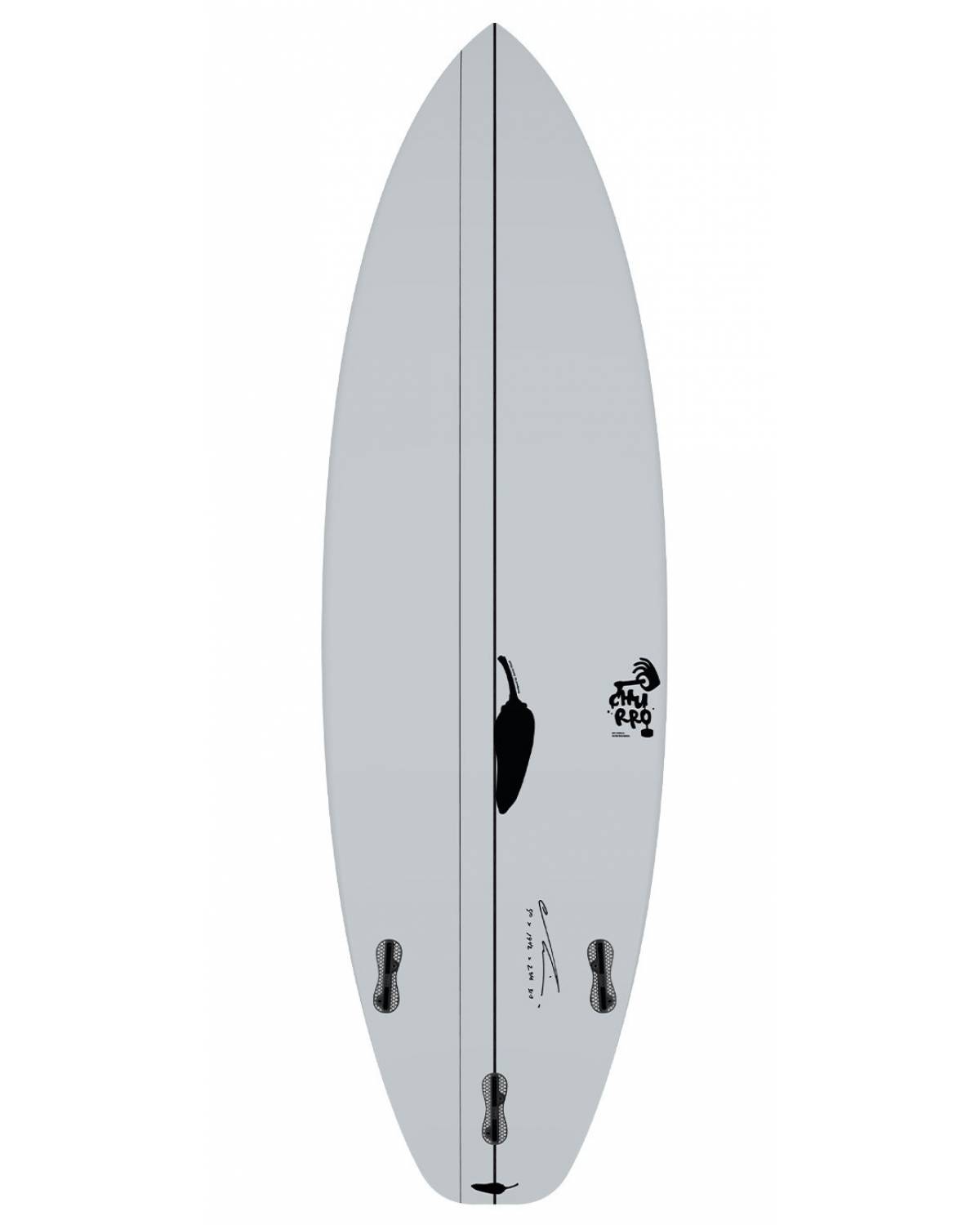 Churro 2 (Chilli) - 6' 1" x 20 " x 2 5/8" x 33.4L - FCS II