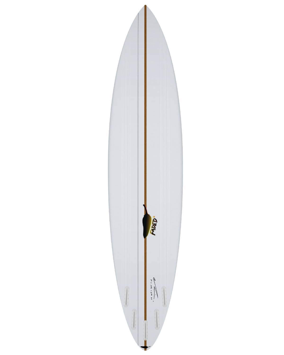 Chilli Surfboards Faded 2.0 Gun bottom