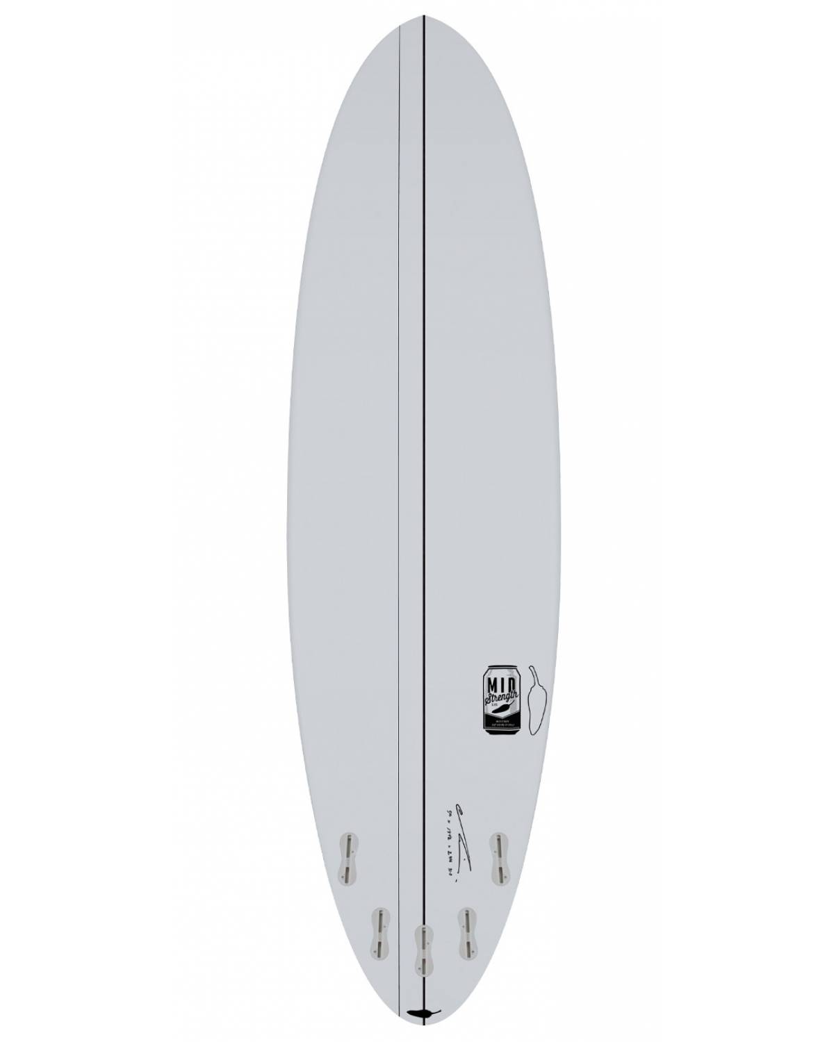Chilli Mid Strength  Surfboard bottom