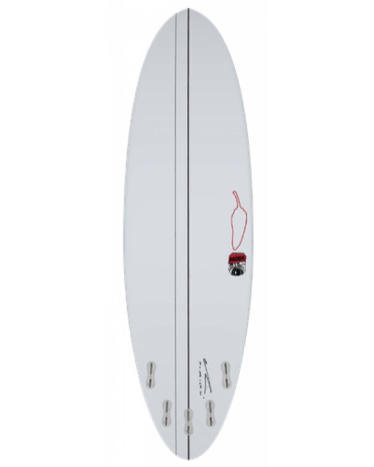 Middy (Chilli) - 6' 2" x 20 3/4" x 2 1/2" x 35L - Futures