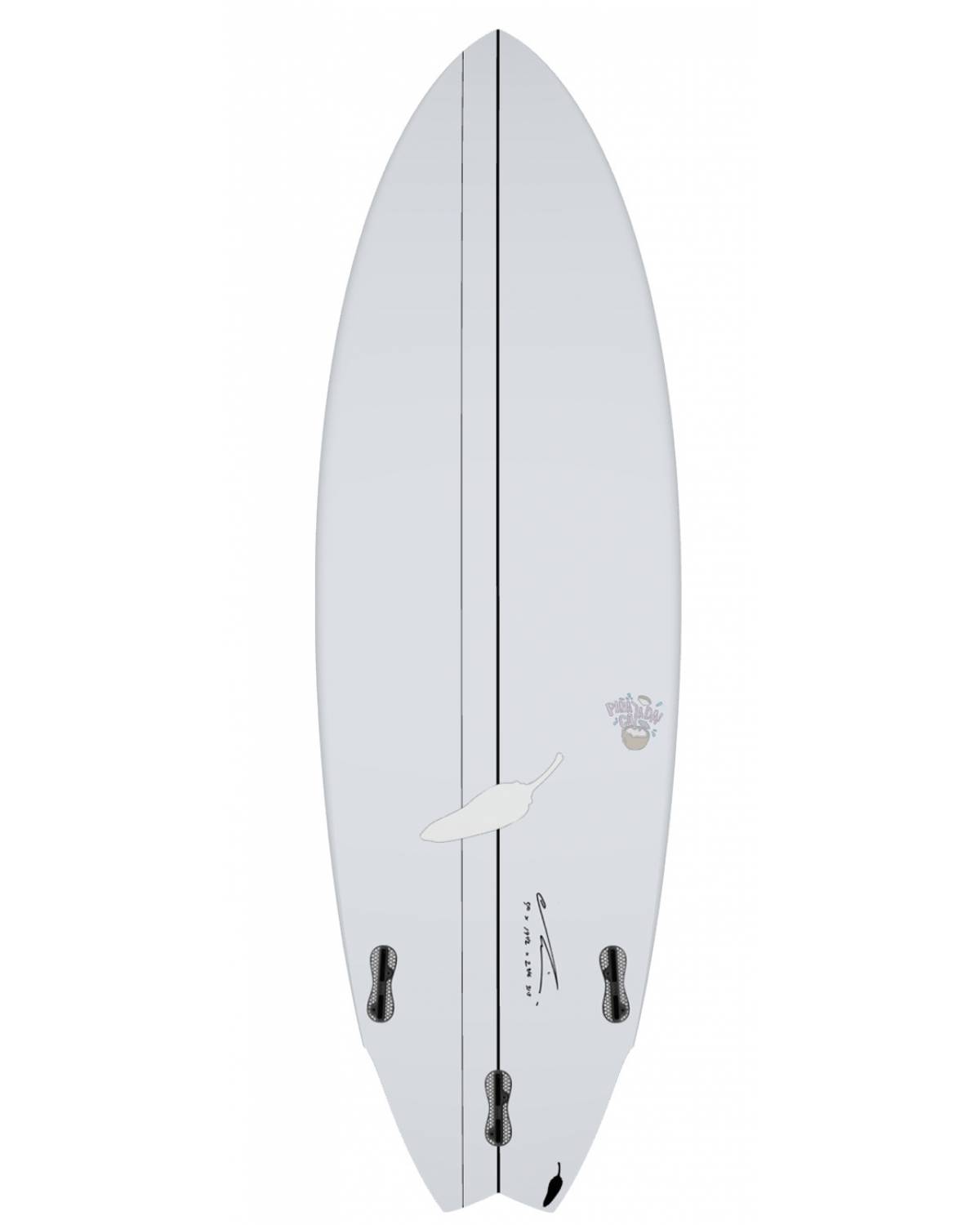 Chilli Surfboards Pina Colada bottom