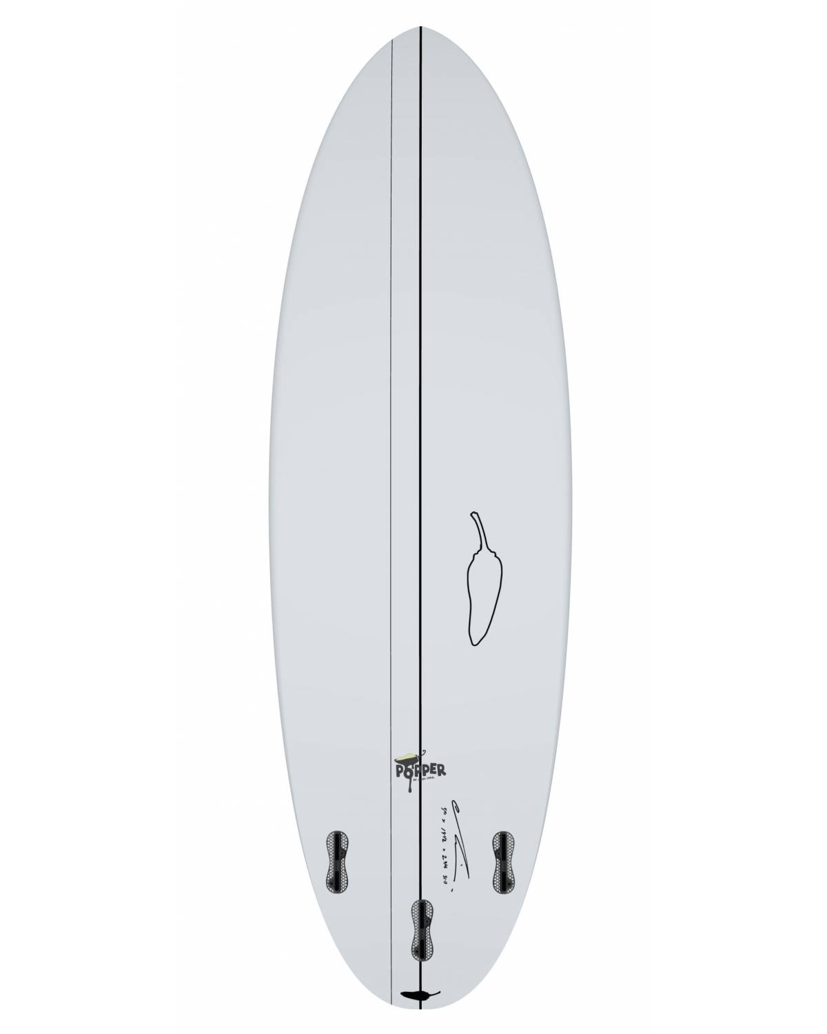 Chilli Surfboards Popper bottom