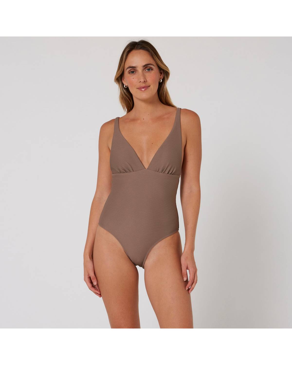 Hyams-Rib Plunge One Piece