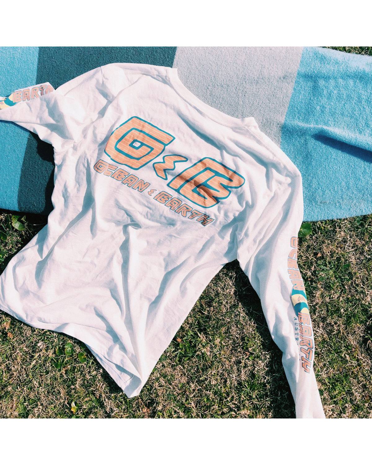 Men's 90's Wave LS Tee - Off White 