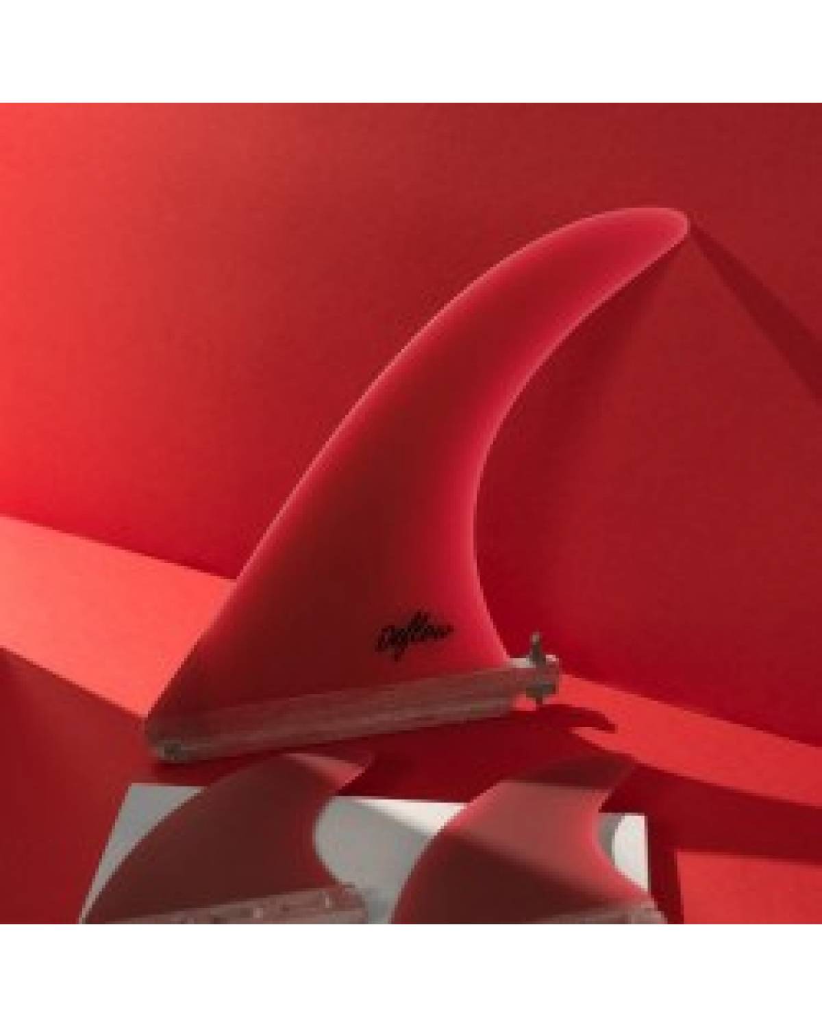 DEFLOW SINGLE FIN MINI CREAM 7,5"  | Burgundy