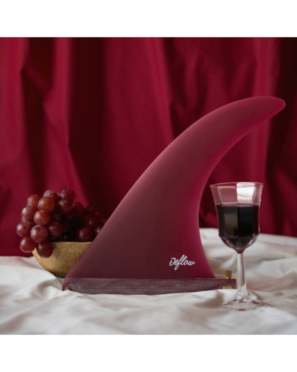 Bravosurf | DEFLOW SINGLE FIN 9,75" | Cream Burgundy