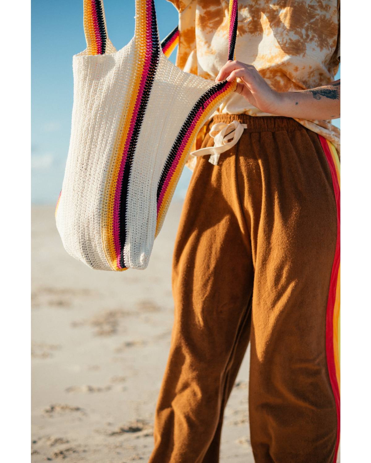 Crochet Bag on Beach