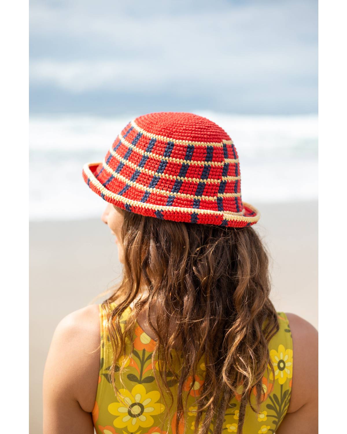 Back view of Crochet Hat