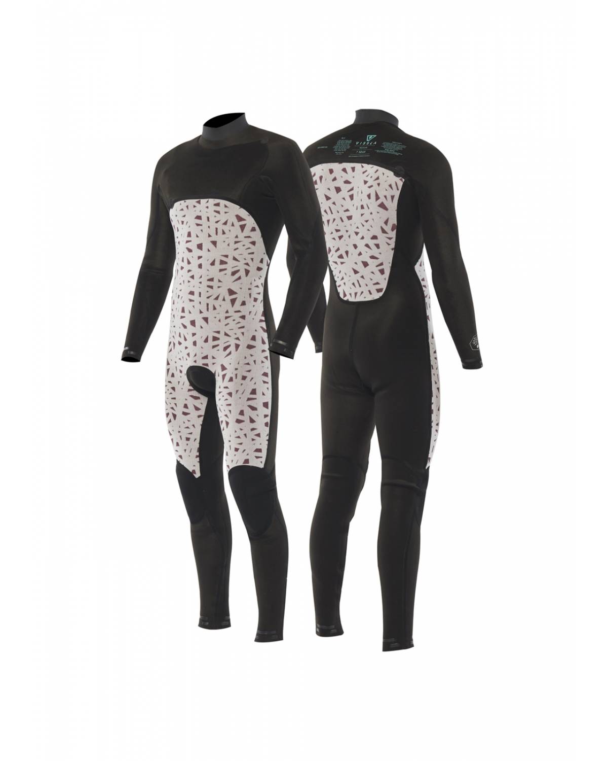 Vissla 7 Seas Raditude 3-2 Full Chest Zip - Dark Navy