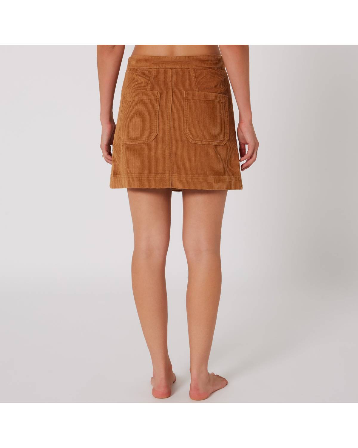 Day Tripper Cord Skirt - Caramel
