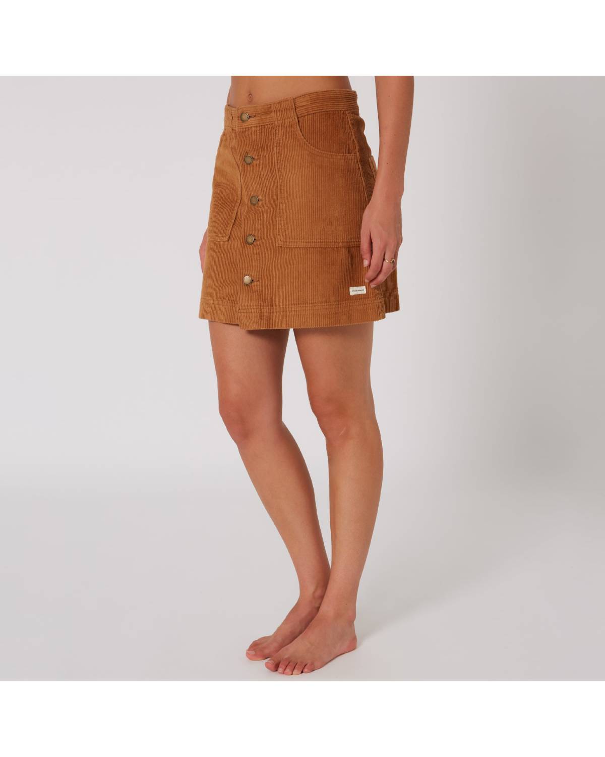 Day Tripper Cord Skirt - Caramel