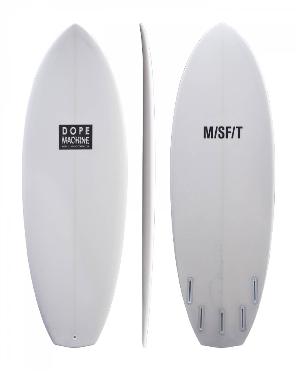 Dope Machine (Misfit Shapes) - 5' 10" x 20 7/8" x 2 11/16" x 38.5L - Futures