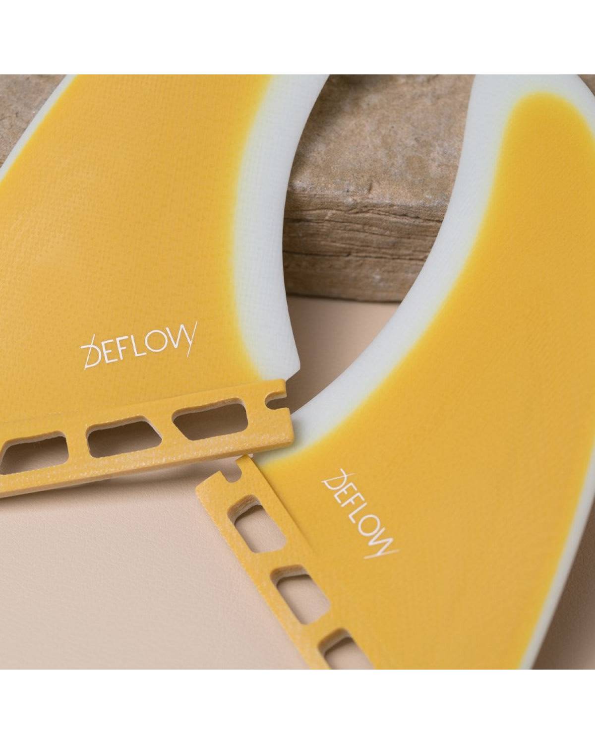 Bravosurf | DEFLOW TWIN FINS DUETTE - FUTURES | Mustard