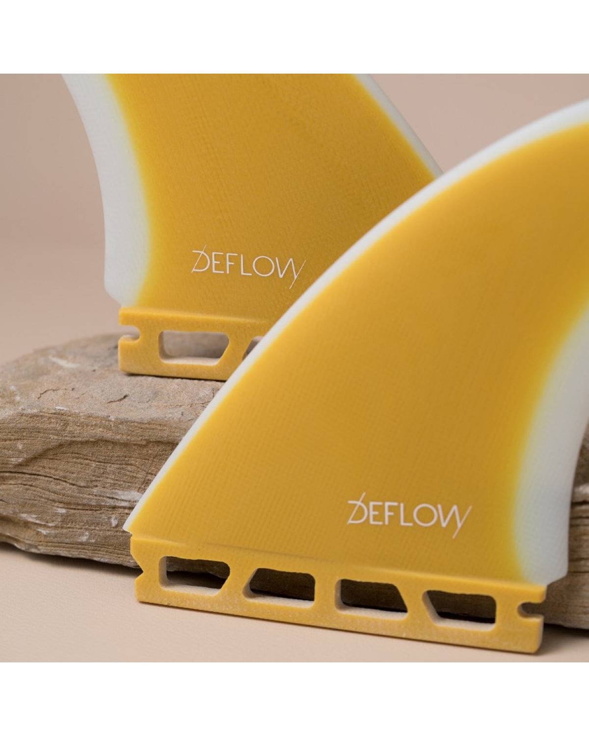 Bravosurf | DEFLOW TWIN FINS DUETTE - FUTURES | Mustard