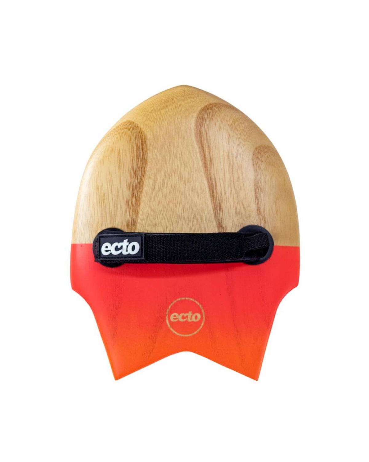 Ecto Fly Fish 9" Handplane - red - top