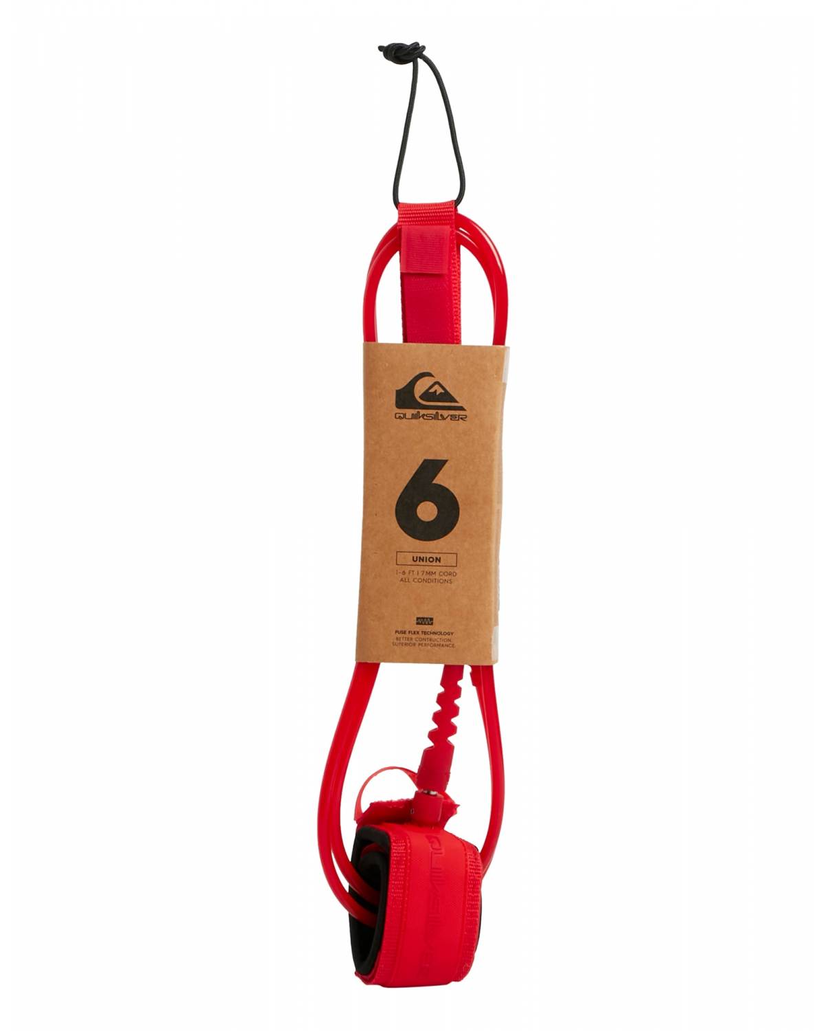 Quiksilver Union 6ft Leash - Red