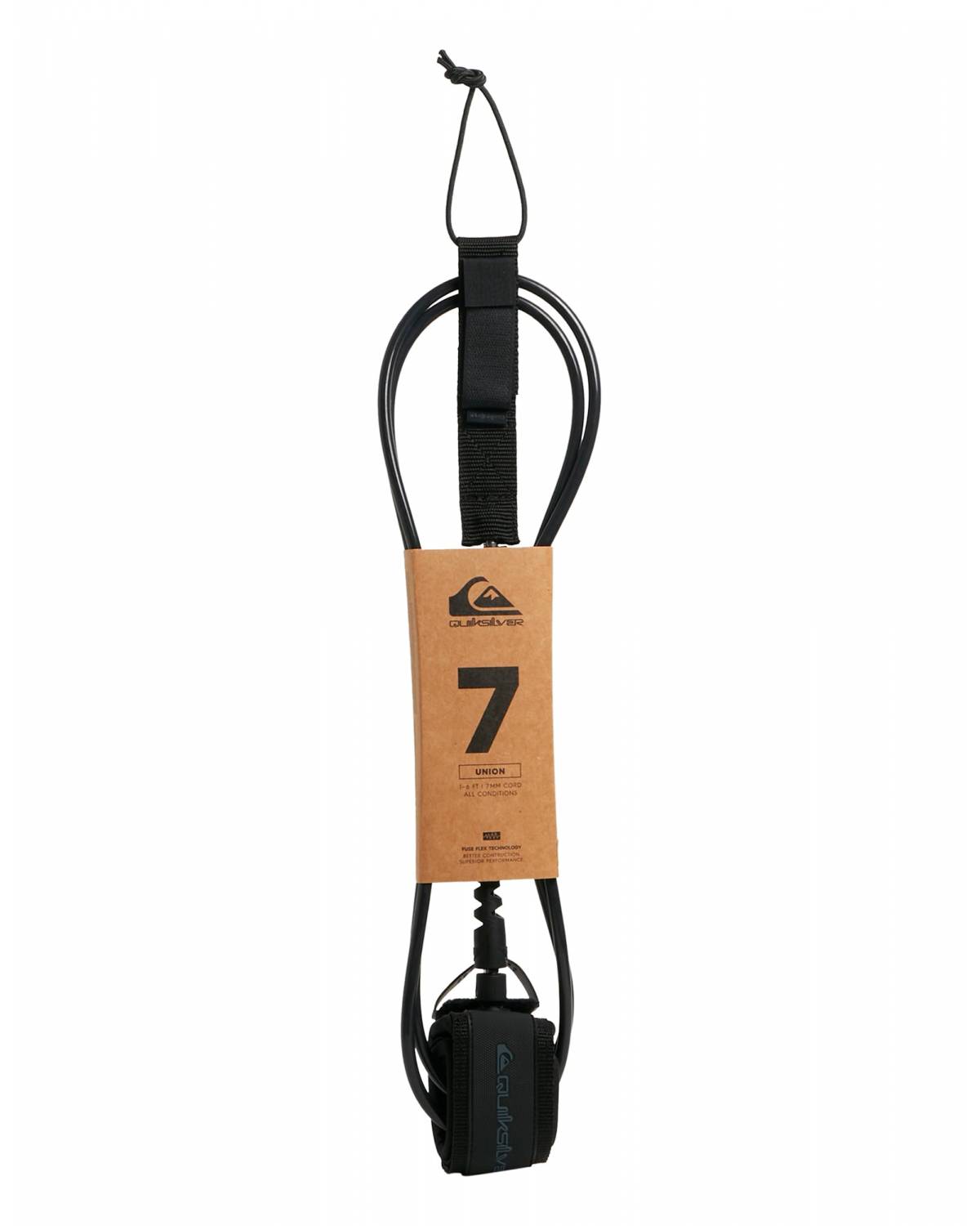 Quiksilver Union 7ft Leash - Black