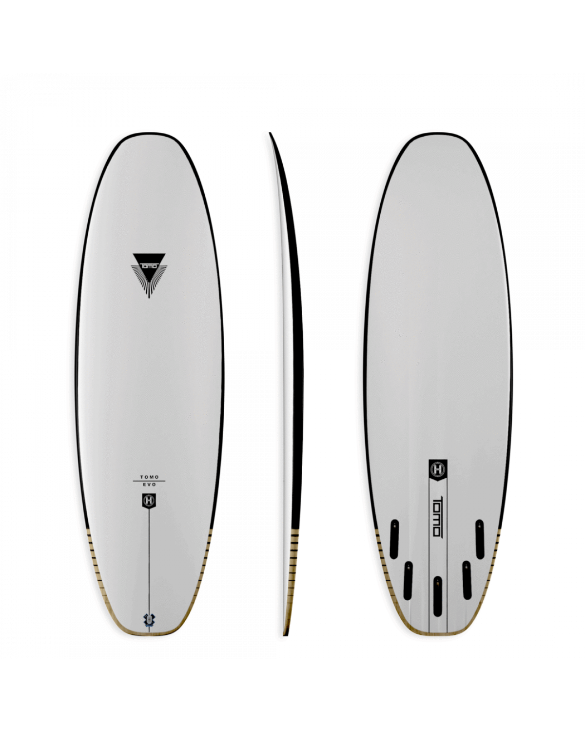 TOMO EVO HELIUMファイヤーワイヤーサーフボード5'5\