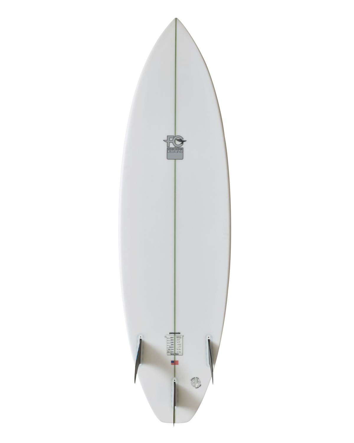 Octo (FCD Surfboards) - 6' 2" x 20.55 x 2 1/2" x 34.7L - Futures