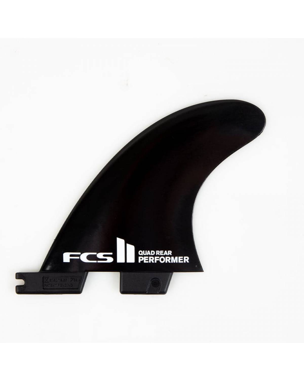 FCS II PERFORMER GLASS FLEX QUAD REAR BLACK - M