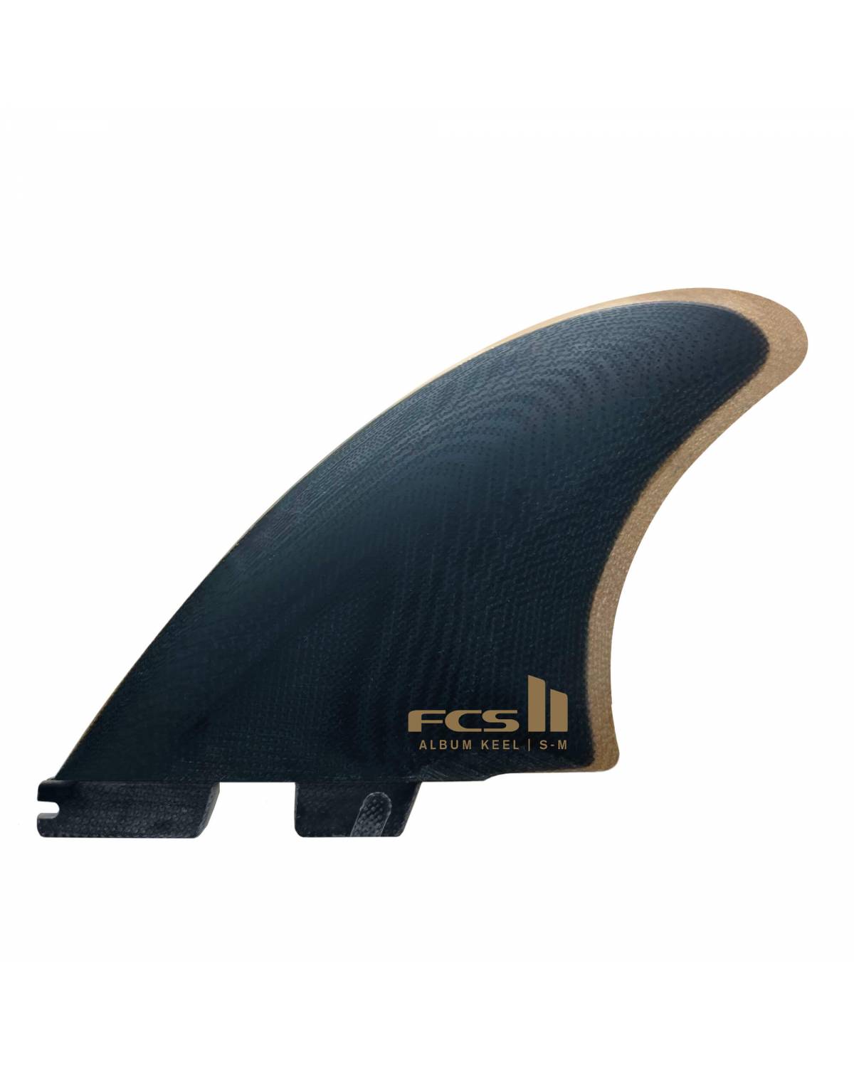 FCS II PG Album Keel Twin Fins - Black - S-M