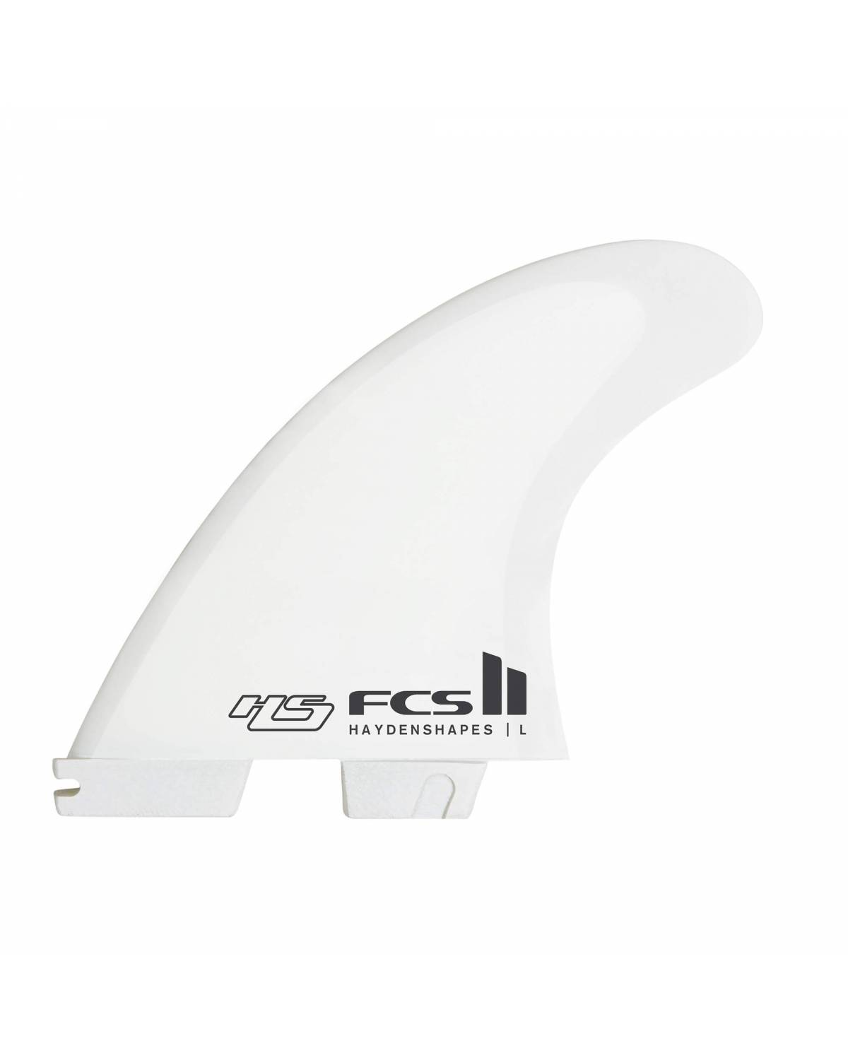 FCS II HS PC Tri Fins - White - L