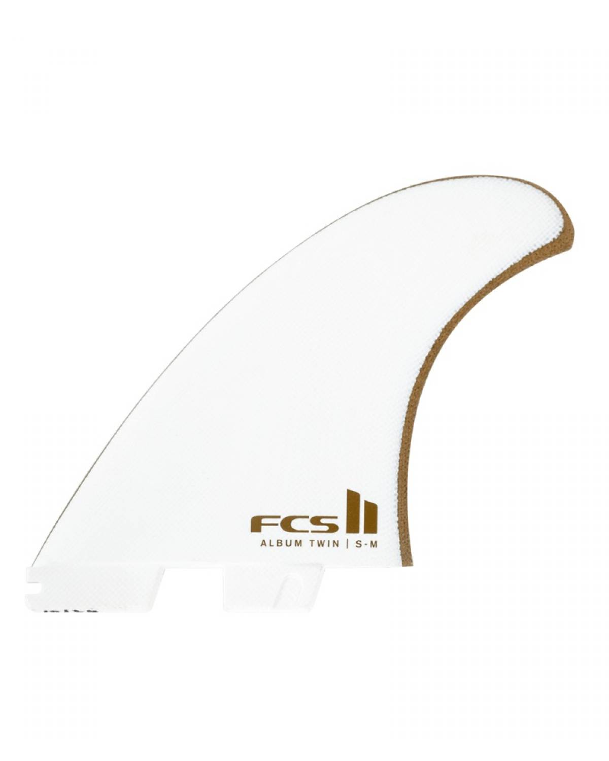 FCS II Album Twin+1 PG Fins - White Gold