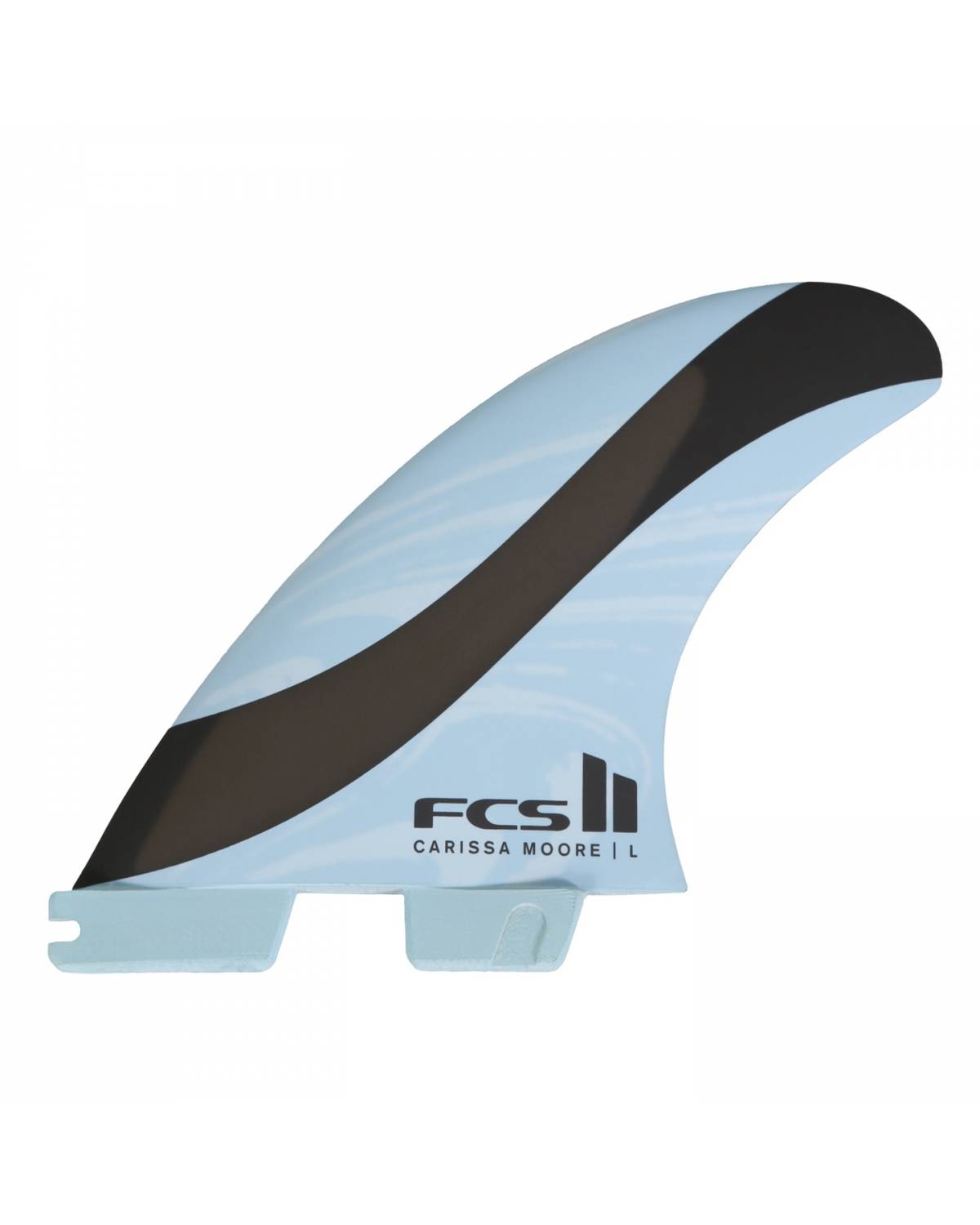 FCS II Carissa Moore PC Aircore Tri Fins - Blue/Black