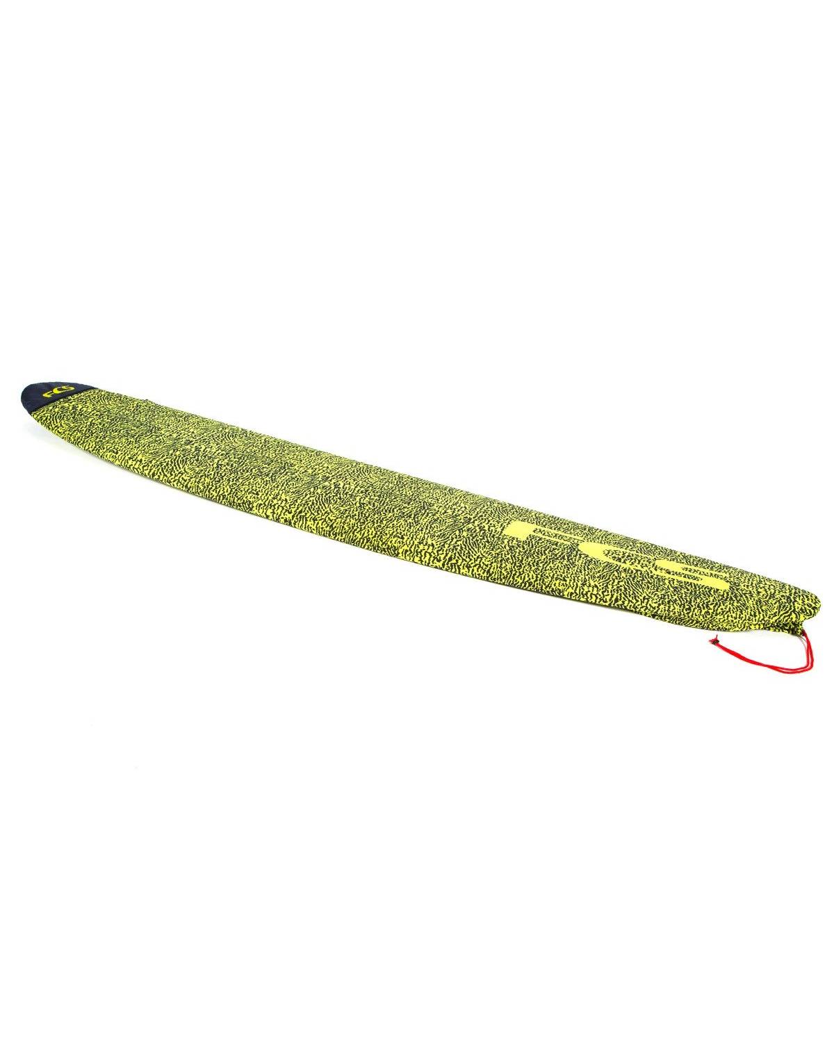 FCS Stretch Long Board Cover-Carbon