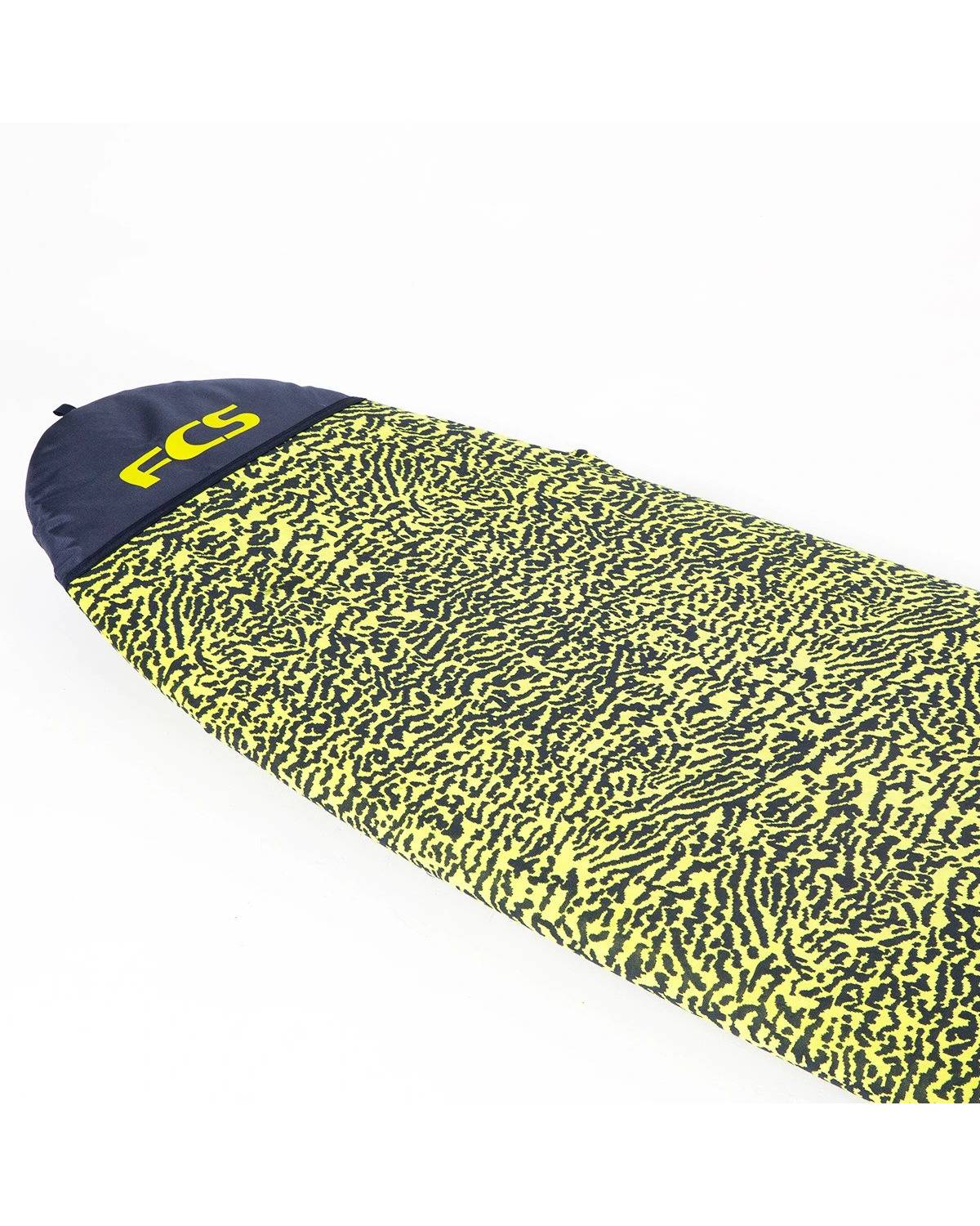 FCS Stretch Long Board Cover-Carbon