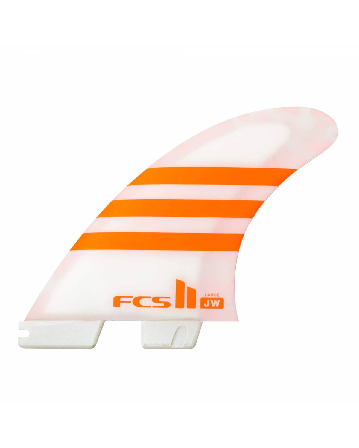 FCS II Julian Wilson PC Tri Fins - Black/White - XS