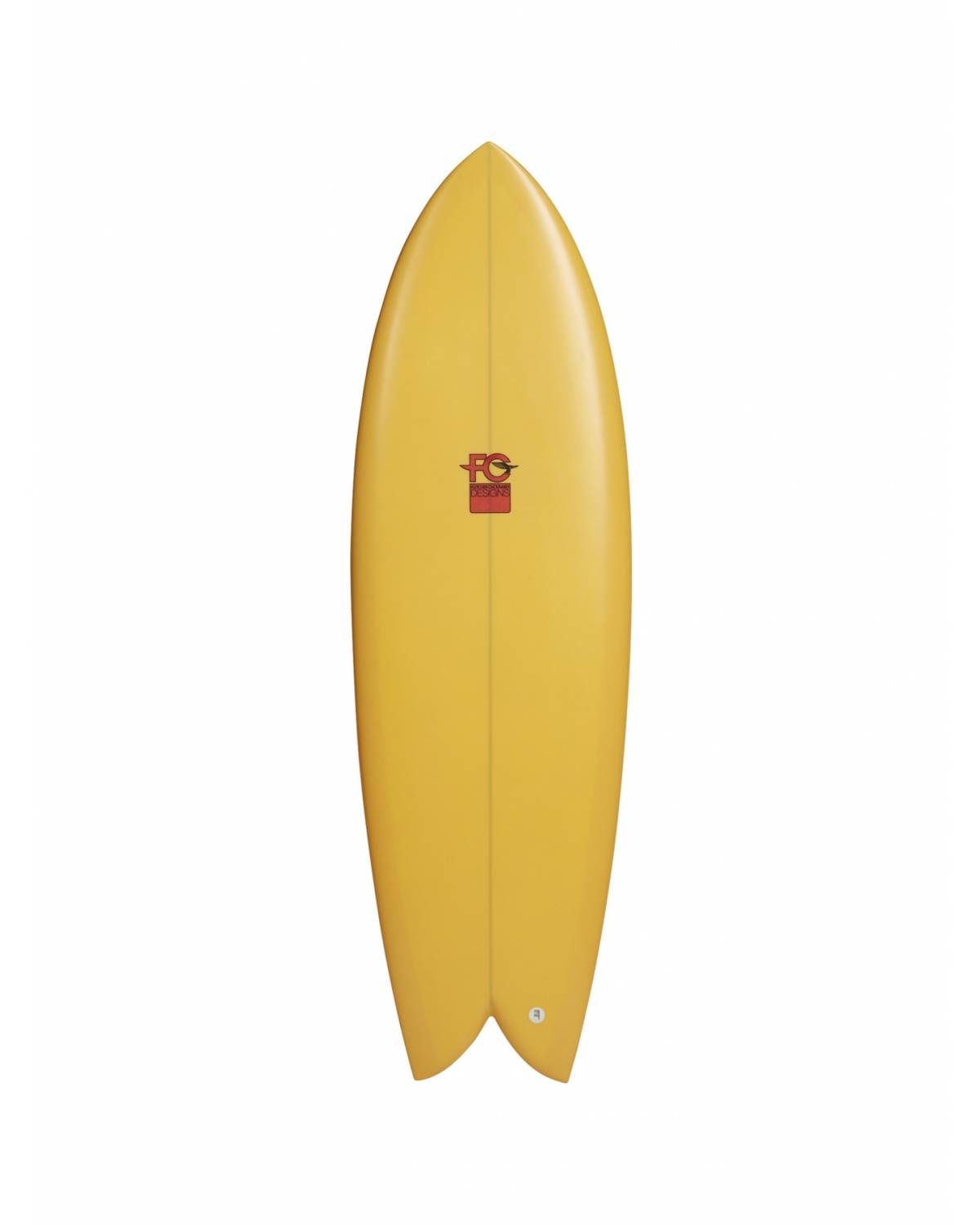 Fish - Peach Orange (FCD Surfboards) - 5' 4" x 19.27 x 2.26 x 28L - Futures
