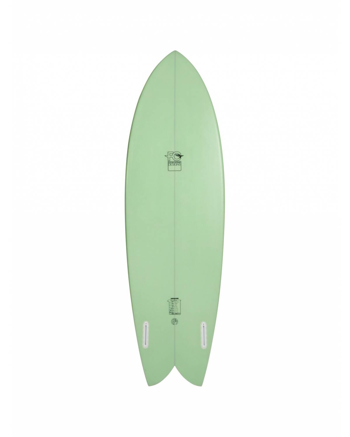 Fish - Clear Deck/Light Green Bottom
