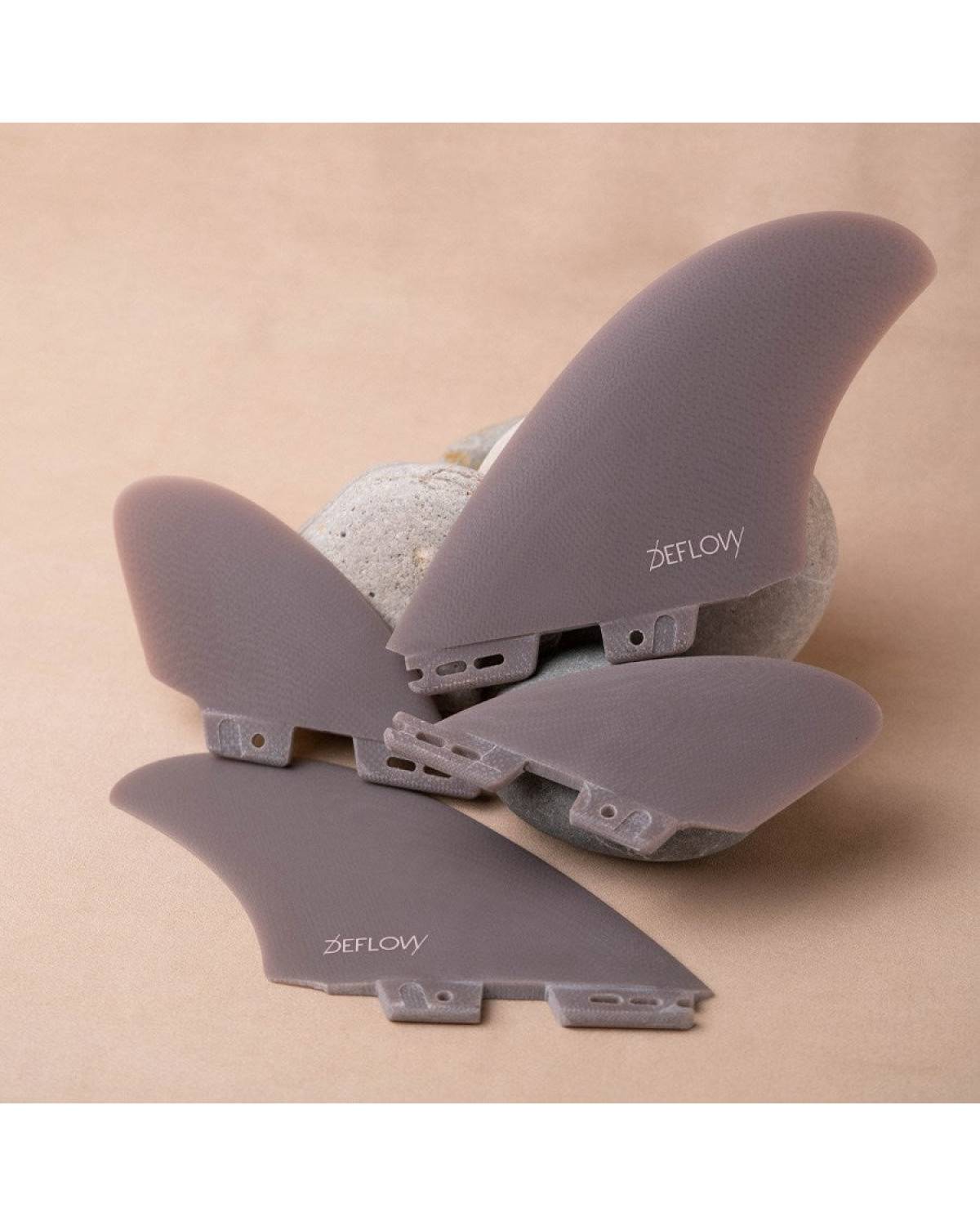 Surfboard Fin | Deflow Fish Quad Fins | Boardcave Australia