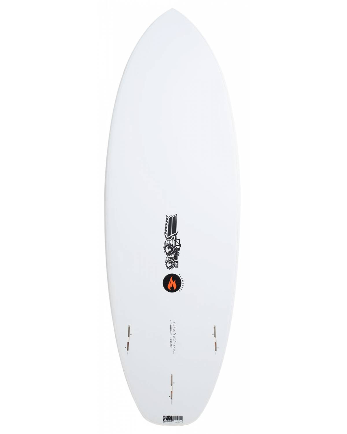 Flame Fish Softboard - White