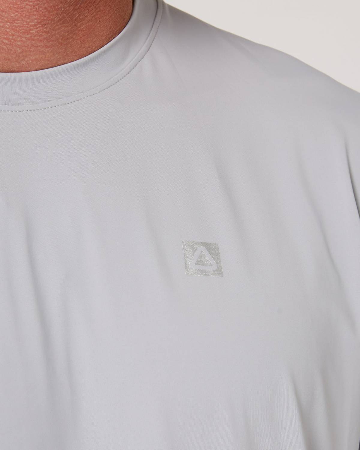 Follow Hybrid Tee L/S - Light Grey