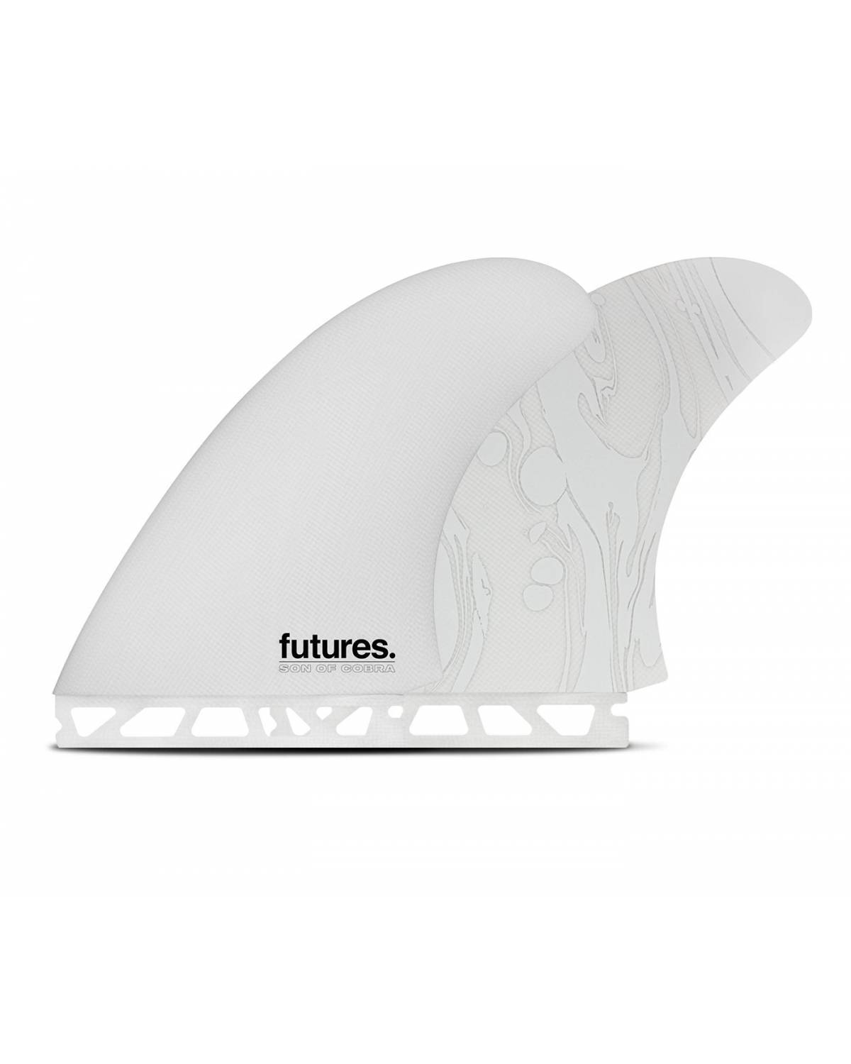 Futures Fins Son Of Cobra Twin - White