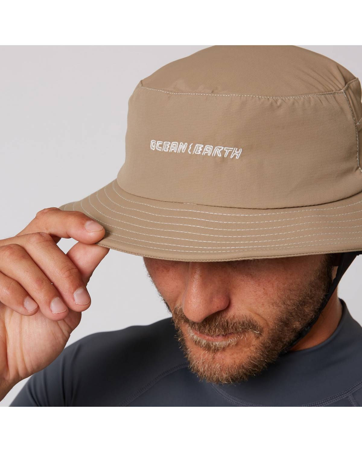 G-Land Soft Peak Surf Hat - Stone