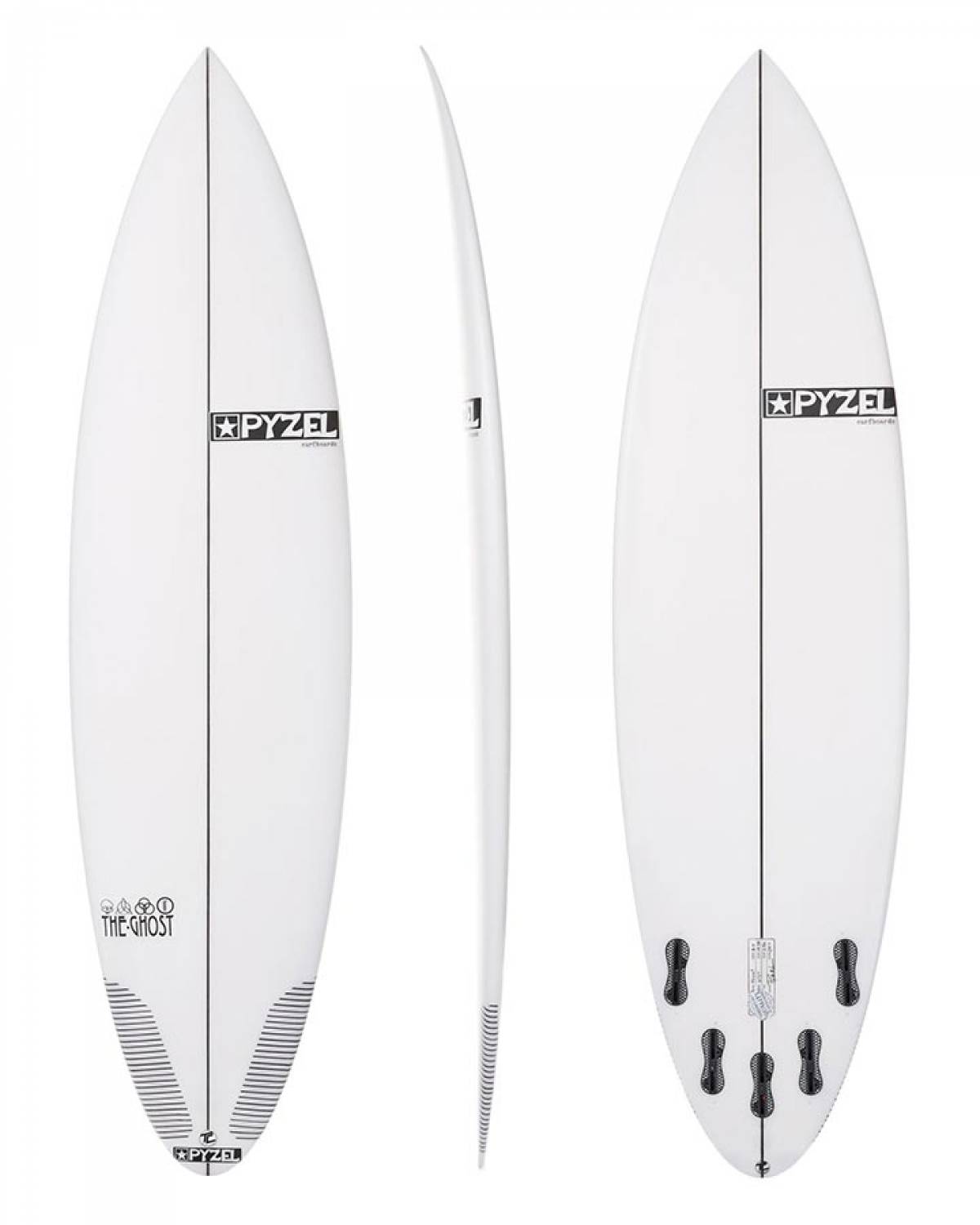 Ghost (Pyzel) - 6' 10" x 20 7/8" x 3 1/8" x 45L - FCS II