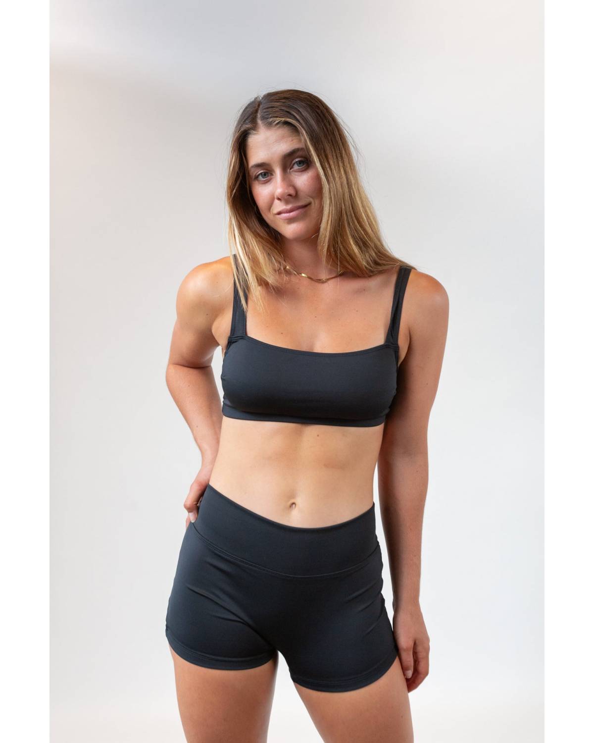 Gidget Top Black in Recycled NylonGidget Top Black in Recycled Nylon